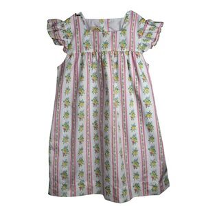 The Beaufort Bonnet Co TBBC Rosemary Ruffle Dress Argonne Forest Flowers Size 8